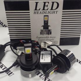 Светодиодная лампа «LED HEADLIGHT»  цоколь H4 c чипом COB
